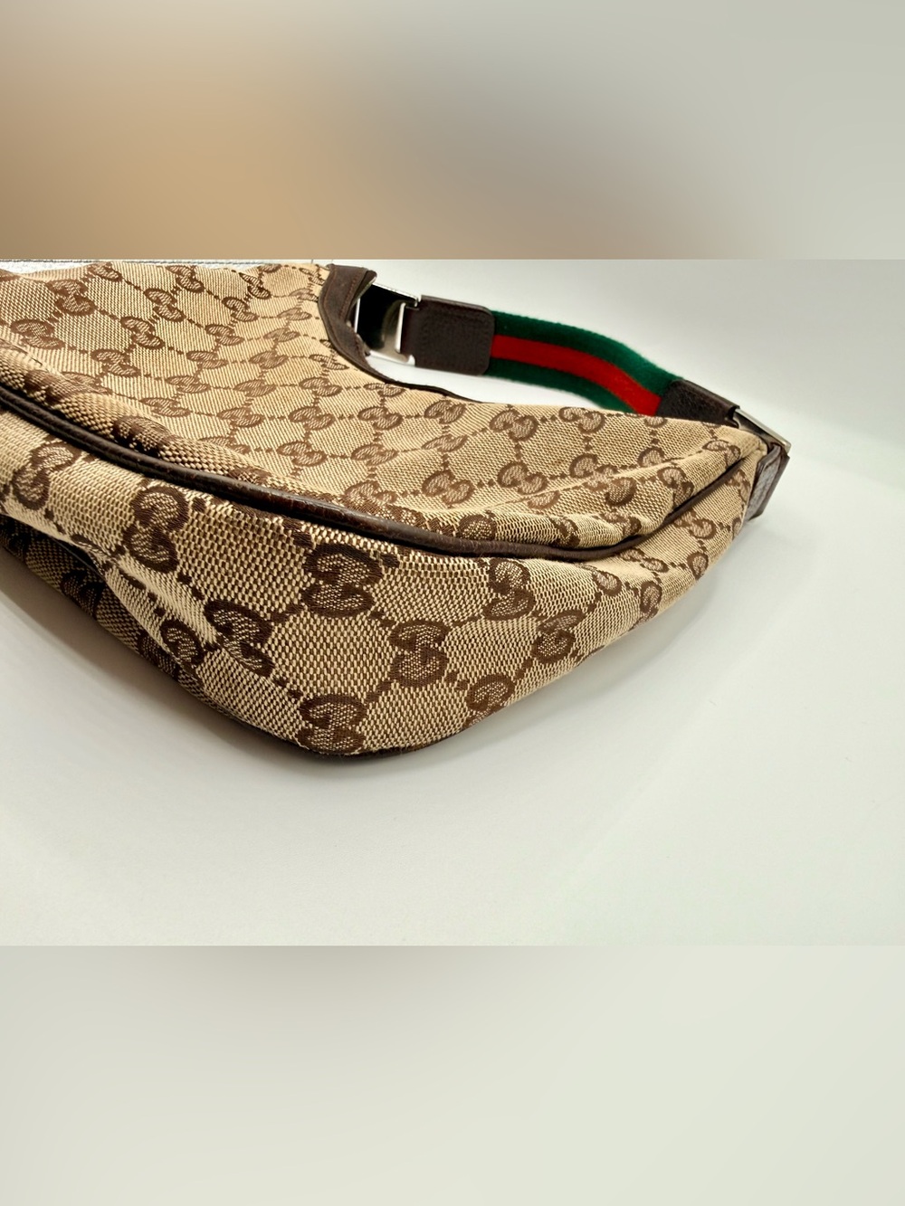 Gucci GG Sherry Line canvas mini hobo shoulder bag - Picture 5 of 12